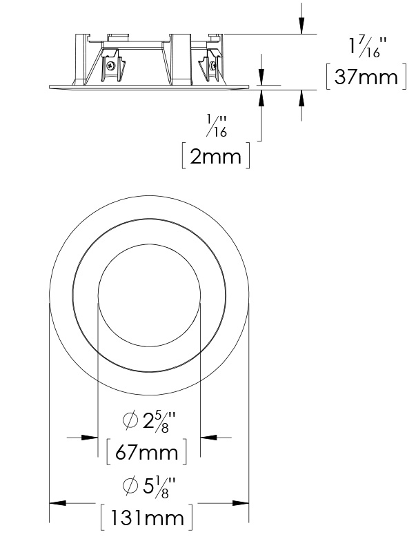 4 Inch Round Junction Box Trim Aqlighting