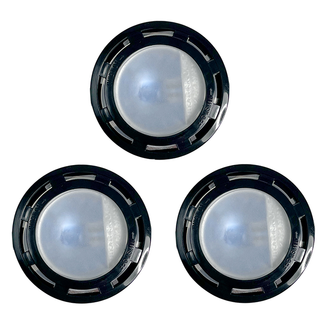Commercial Electric 6-Light Xenon Black Under Cabinet Puck Light Kit
