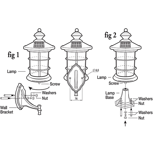 Hampton Light Instructions