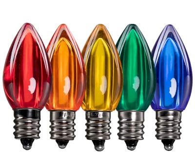 C7 Christmas Light Bulbs