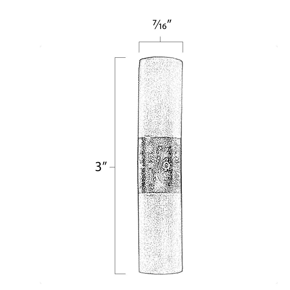 Rope Light Clear Splice Connector Dimensions