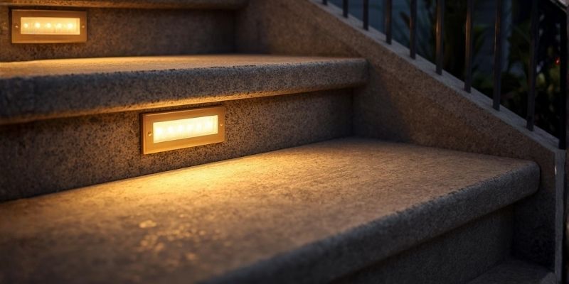 outdoor stair lights