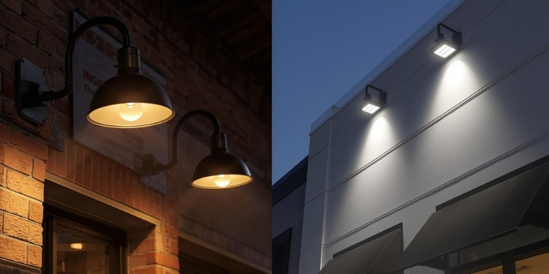 Gooseneck Barn lights 